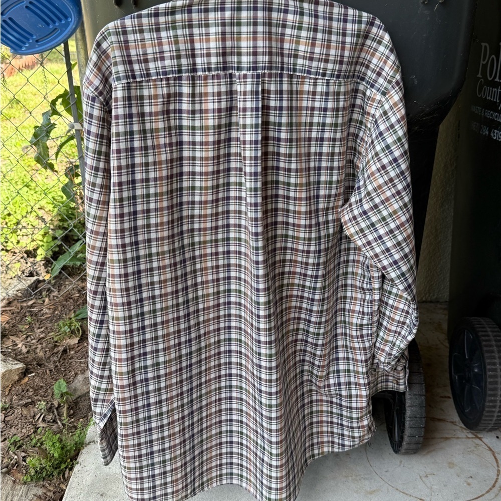 Men’s Large Bugatchi Multicolored LS Dress Shirt. - Picture 3 of 4